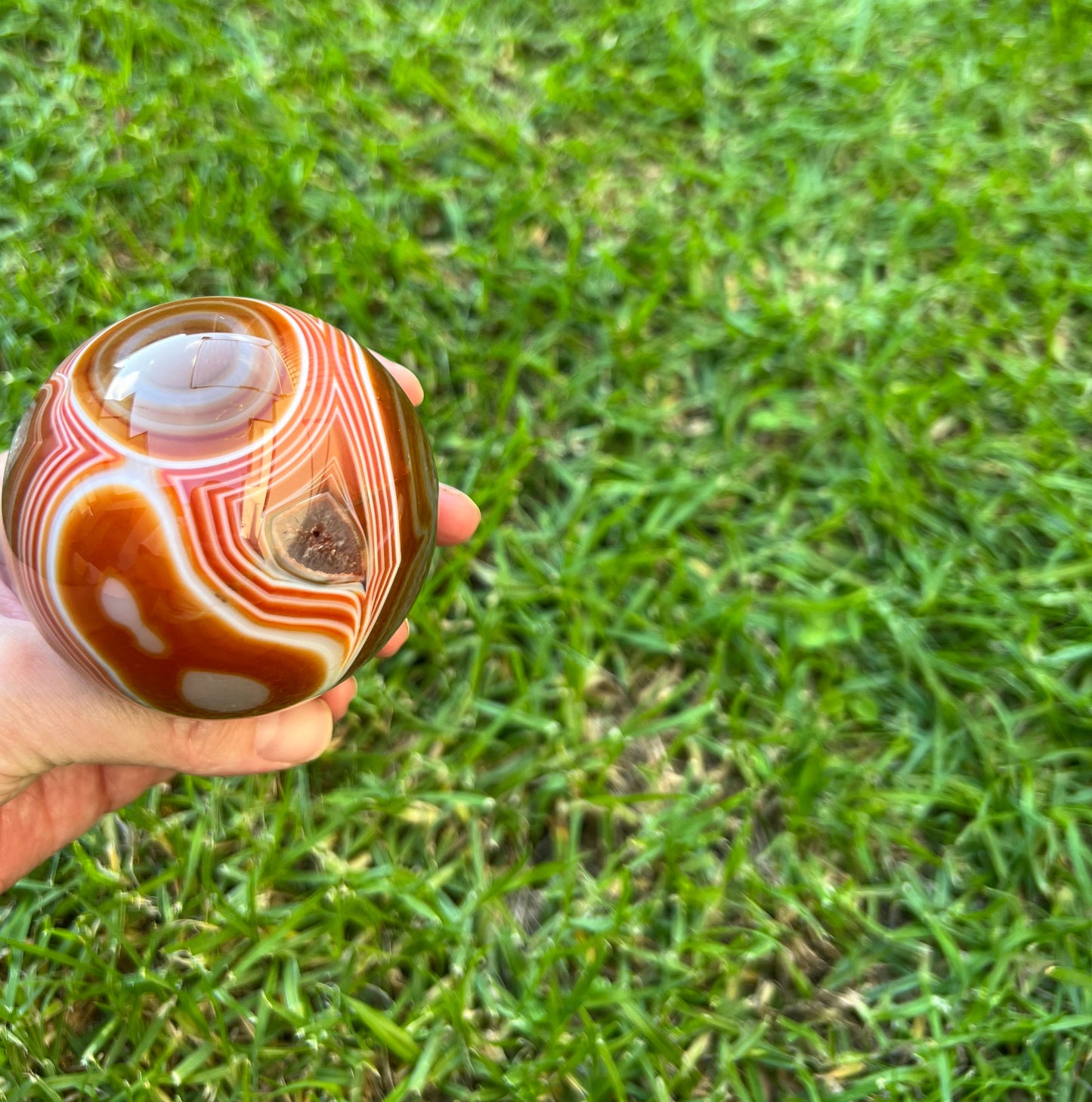 Carnelian sphere