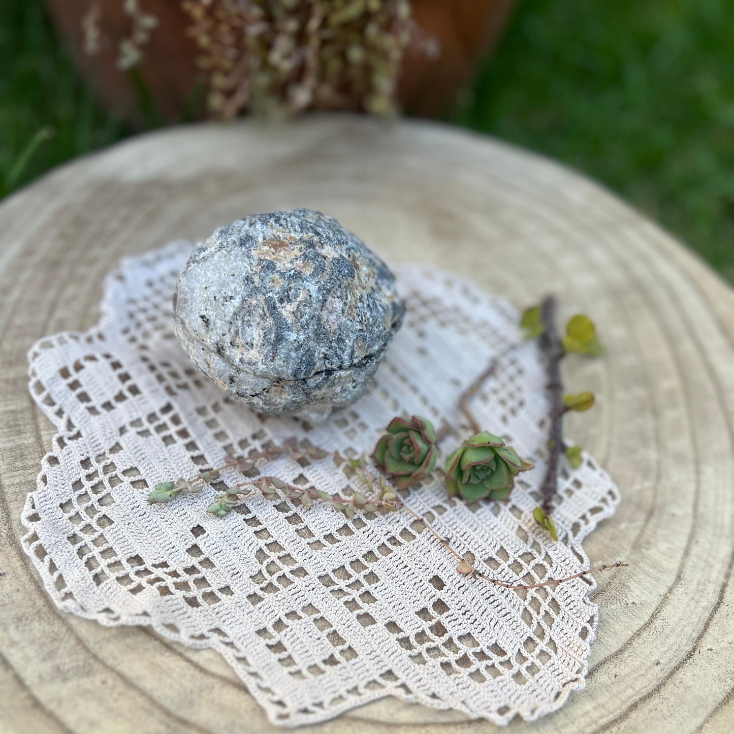 Angel Aura Agate Geode Jewellery Box