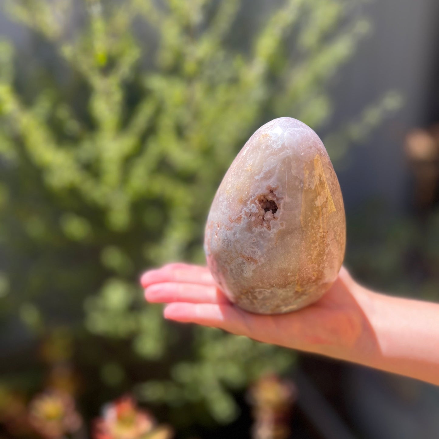 Pink Amethyst egg