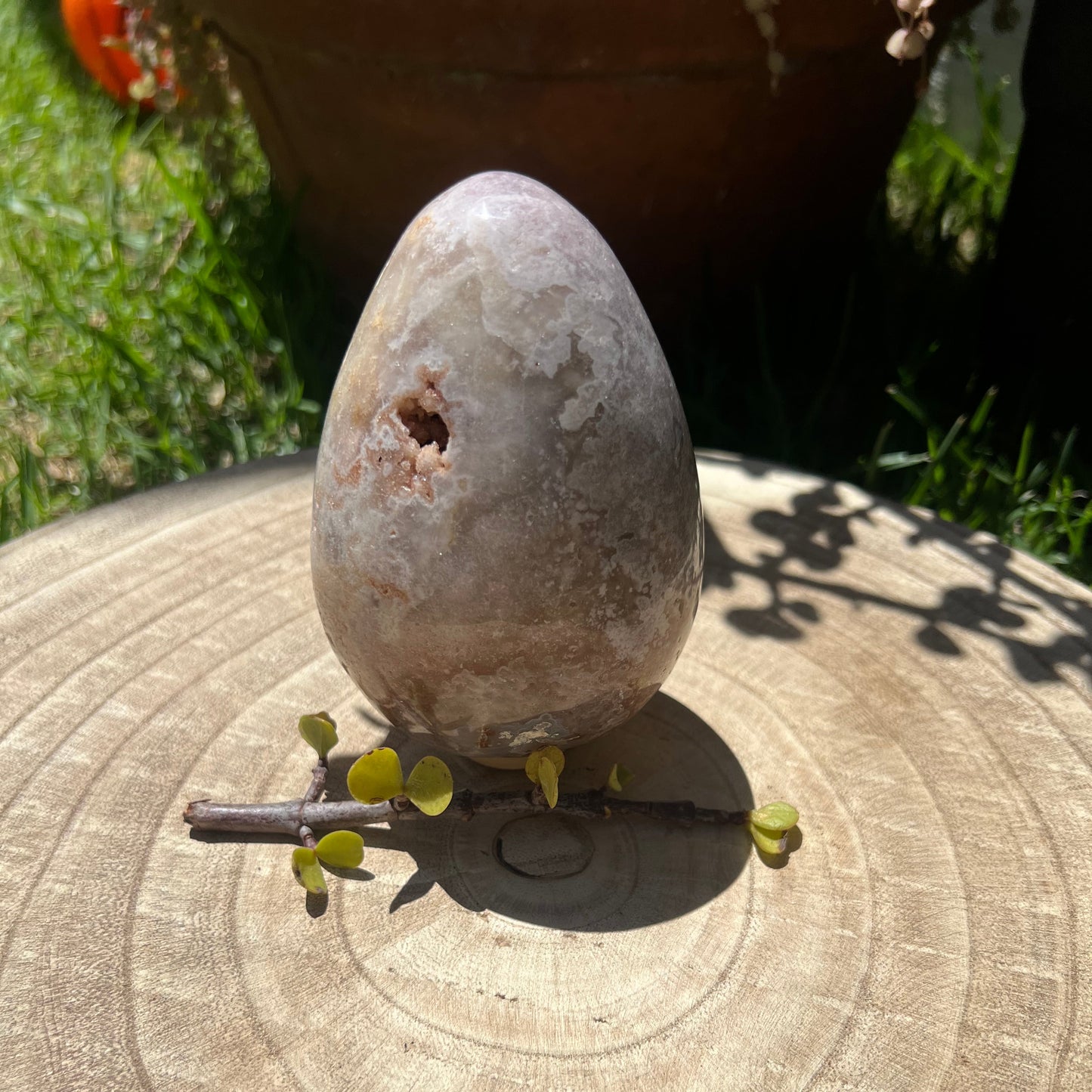 Pink Amethyst egg