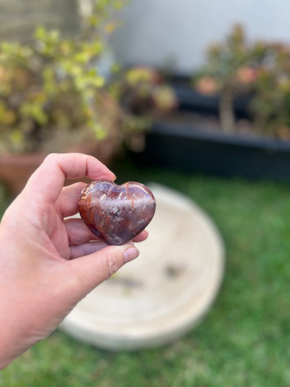 Fire Quartz hearts