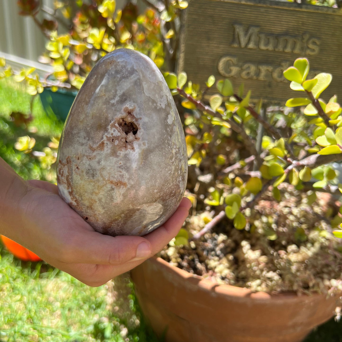 Pink Amethyst egg