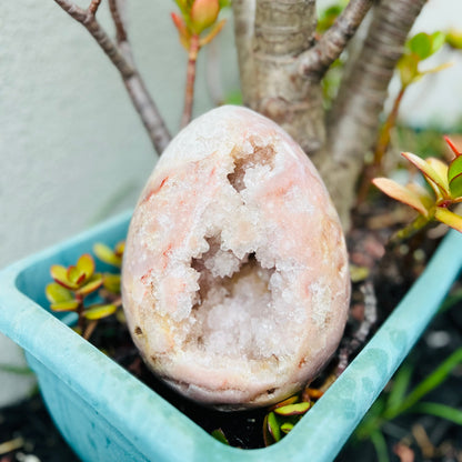Large Pink Amethyst Egg