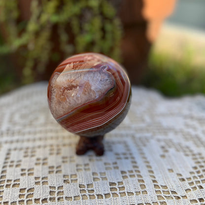 Carnelian sphere