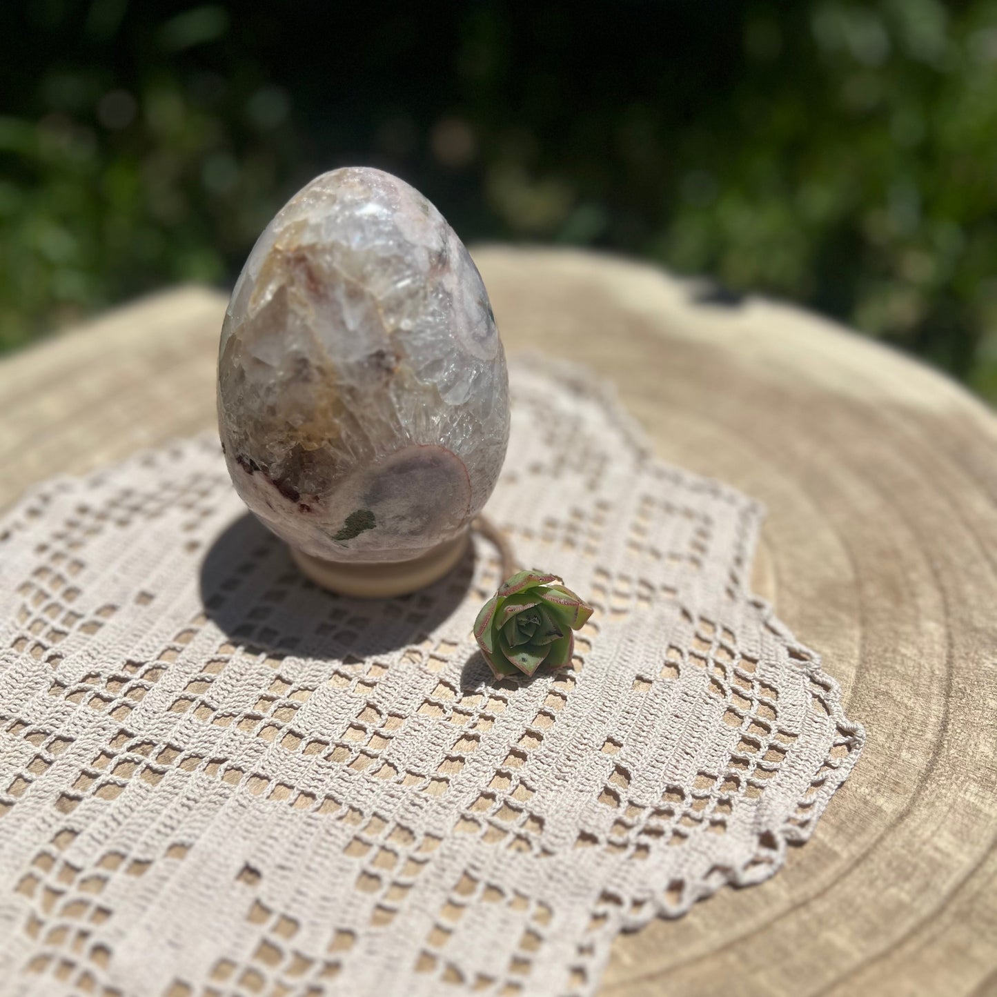 Pink Amethyst egg
