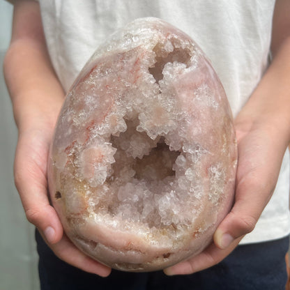 Large Pink Amethyst Egg