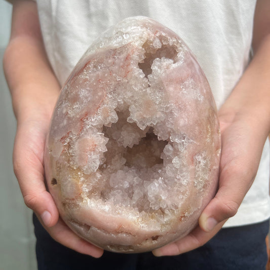Large Pink Amethyst Egg