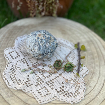 Angel Aura Agate Geode Jewellery Box