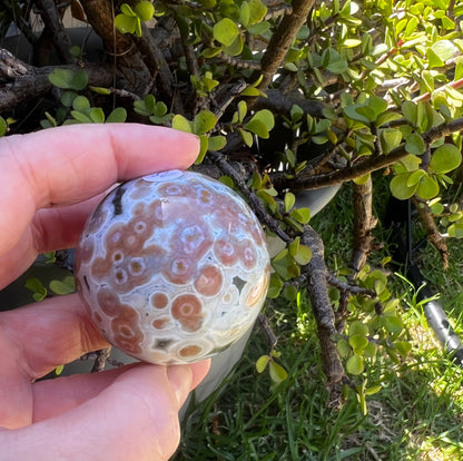 8th Vein Ocean Jasper sphere