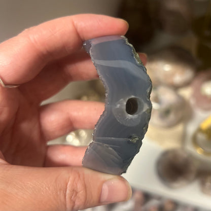 Druzy Agate Heart
