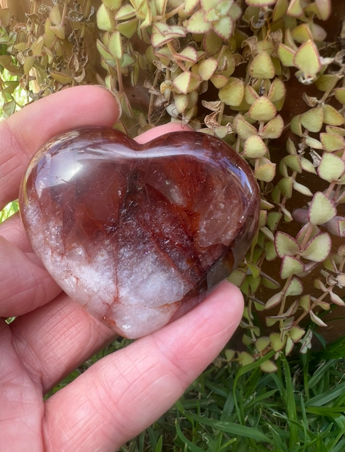 Fire Quartz hearts