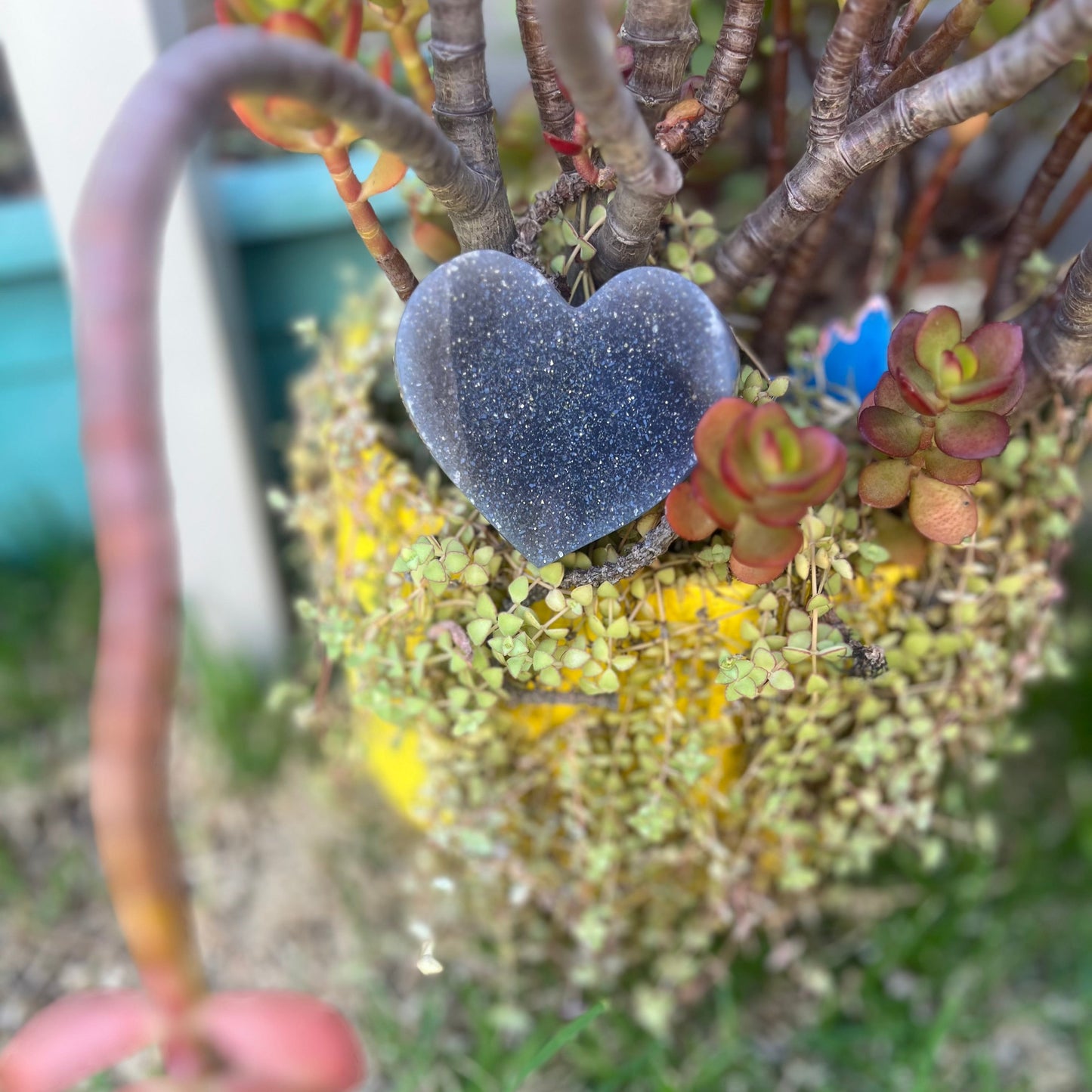 Druzy Agate Heart