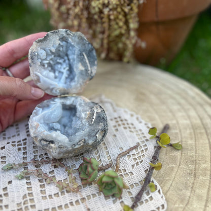 Angel Aura Agate Geode Jewellery Box
