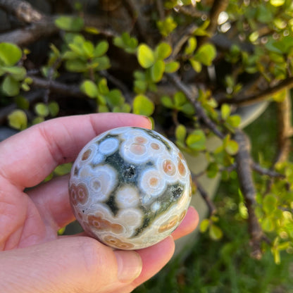 8th Vein Ocean Jasper sphere