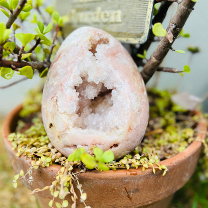 Large Pink Amethyst Egg