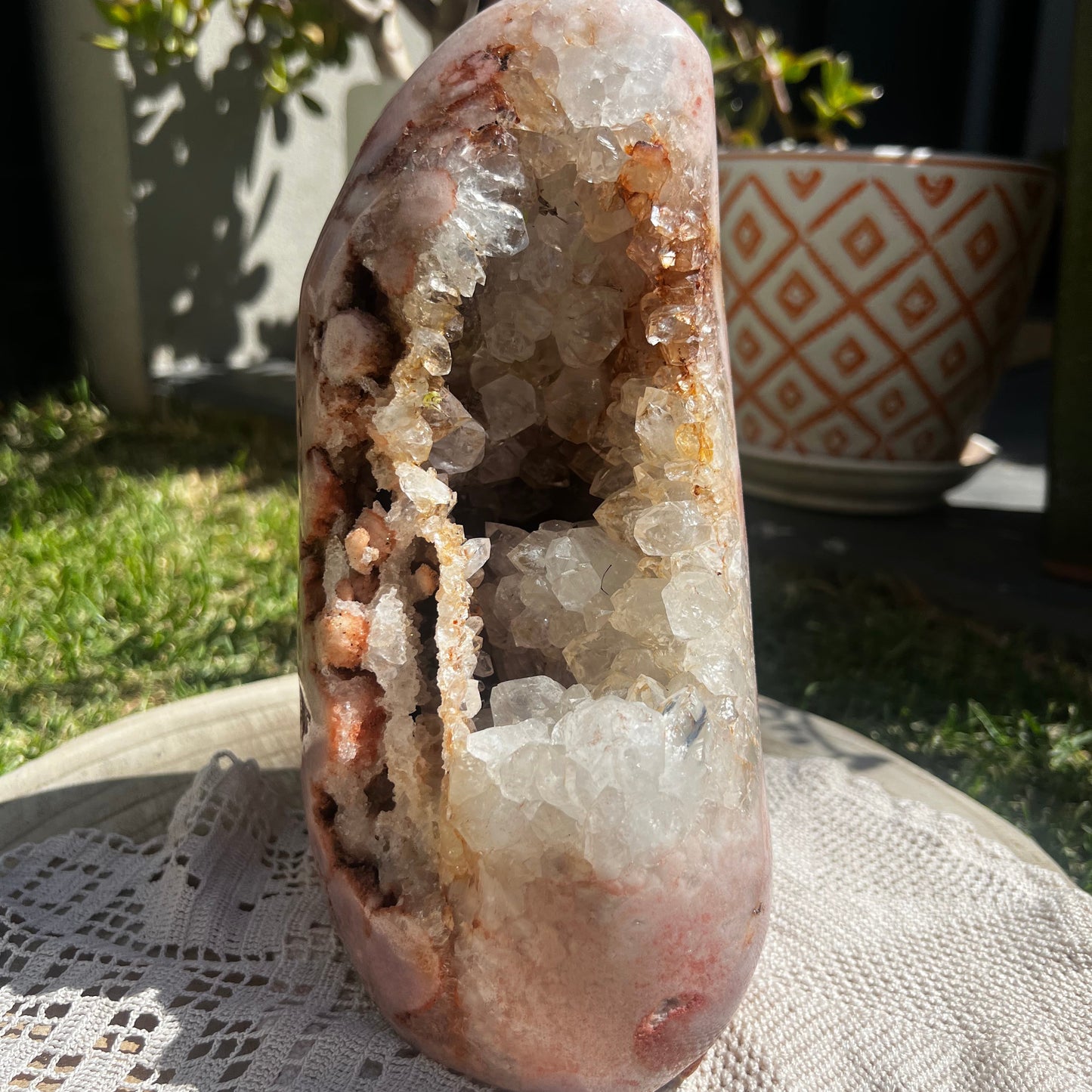 Pink Amethyst Geode
