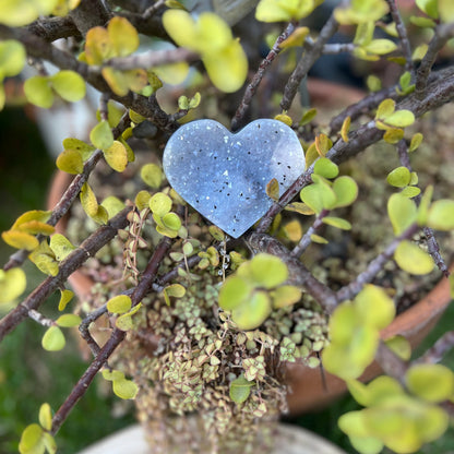 Druzy Agate Heart
