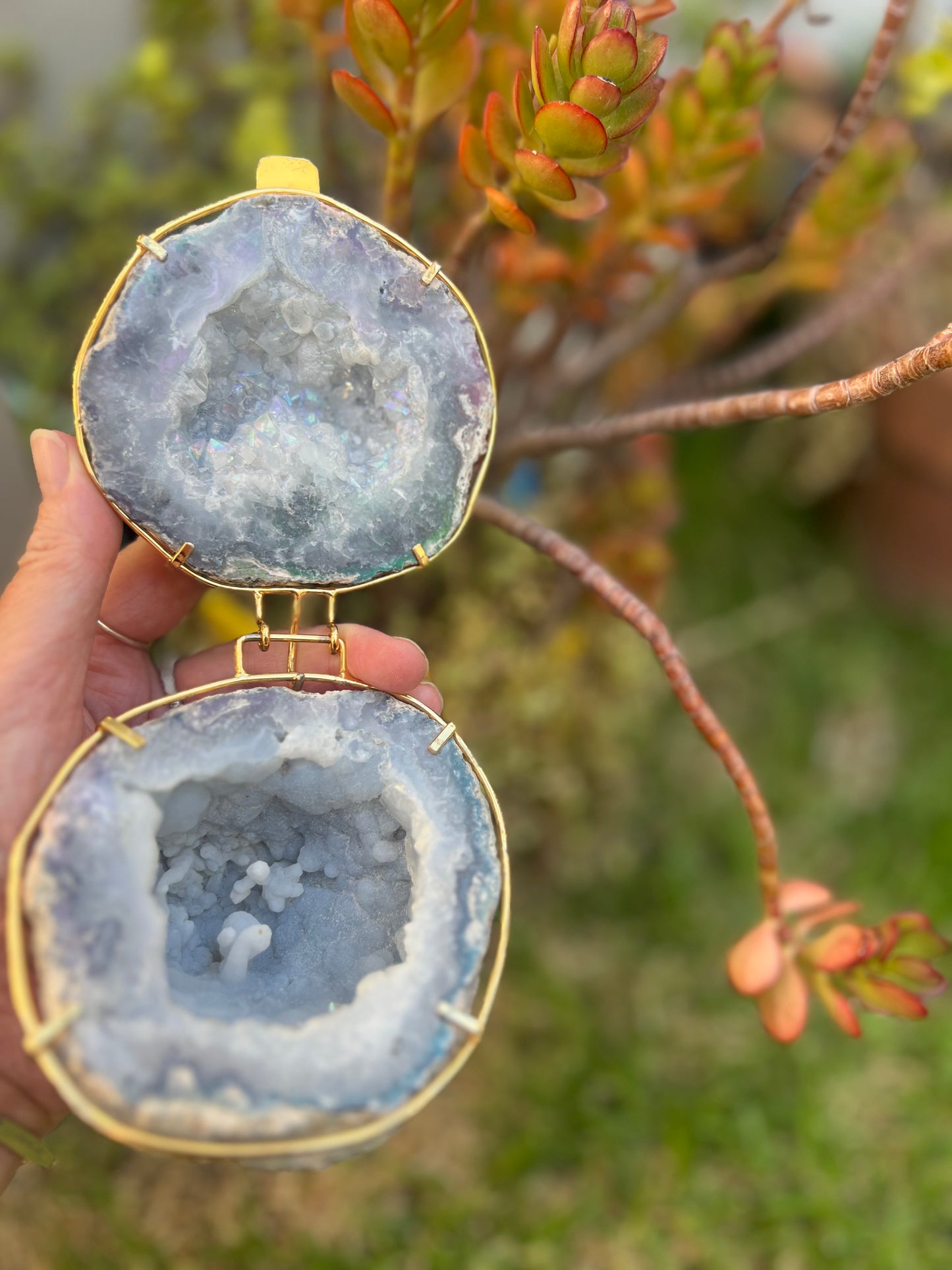 Angel Aura Agate Jewellery box