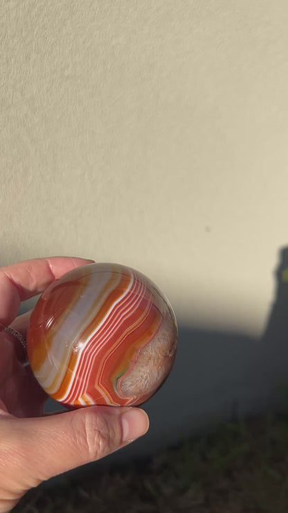 Carnelian sphere